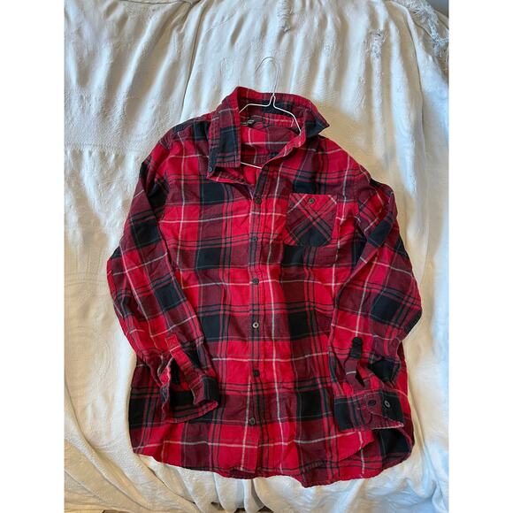 Alpine Design Red Black Checkered Flannel Mens XLT - Picture 1 of 3
